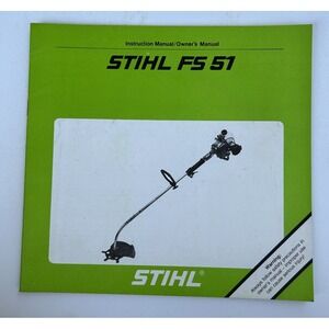 Stihl FS 51 Electronic WeedEater WeedWhacker Instruction Owner's Operator Manual